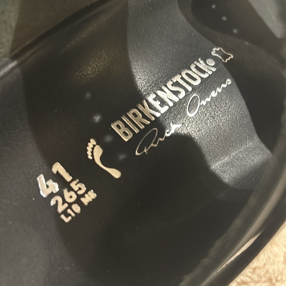 1774 Birkenstock Rick Owens Arizona size 41 - Picture 7 of 10